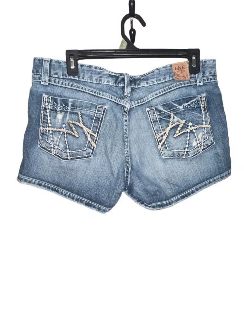 Women’s Denim Short Shorts in Washed Blue